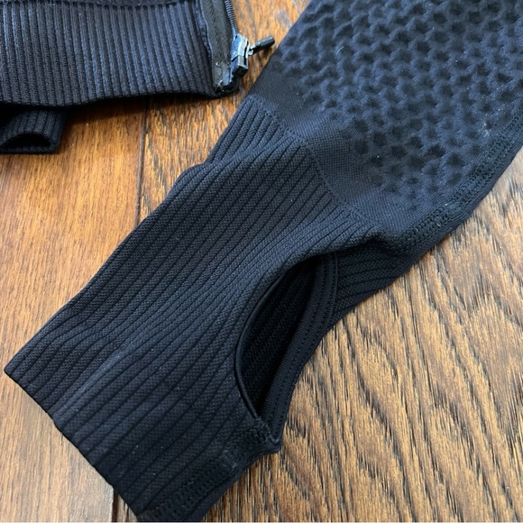 Zara Technical Cropped Long Sleeve Zip Top - Picture 7 of 14